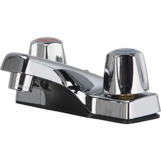 Home Impressions Chrome 2-Handle Lever 4 In. Centerset Bathroom Faucet
