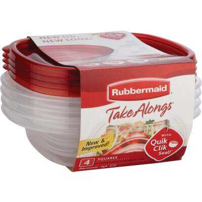 Rubbermaid Take Alongs 52pc Plastic Food Storage Container Set Clear