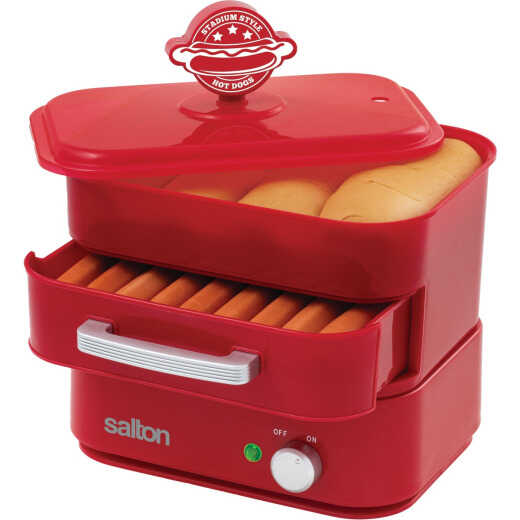 Salton Red Hot Dog Steamer