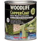 Rust-Oleum Woodlife Water-Based Coppercoat Green Wood Preservative, 1 Qt. Image 1